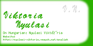 viktoria nyulasi business card